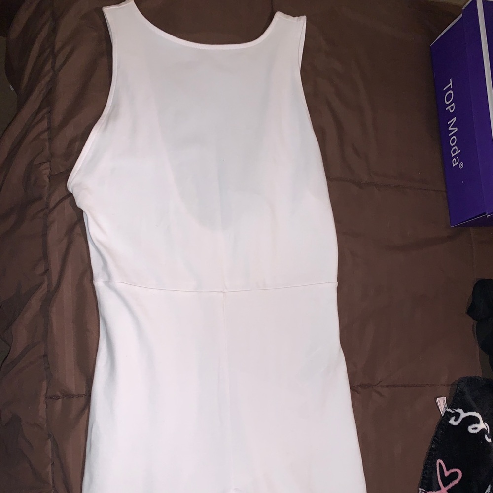 White Biker Short Jumpsuit